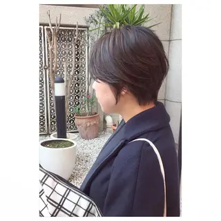 ショート カラー 佐藤 奈佳子 サトウ ナカコのヘアスタイル