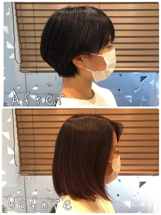 ショート ✂ショート・ボブ専門 顔型診断✂奥田裕仁のヘアスタイル