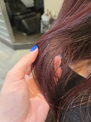 ロング 柏Wcolor/UC HIBORINAMIのヘアスタイル