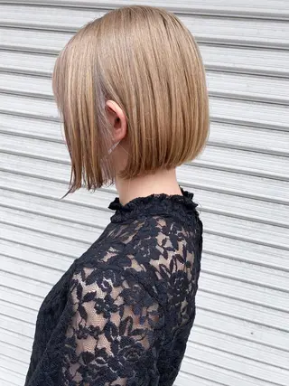 ショート カラー 髪質改善、エクステ 山口卓哉のヘアスタイル