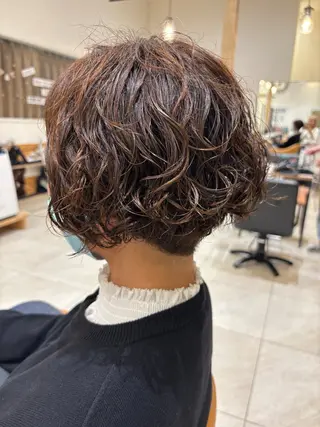 パーマ 内山 亜紀のヘアスタイル