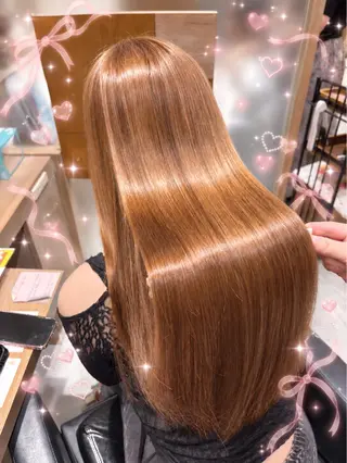 ロング カラー 透明感カラー🤎 静岡/💖ヘアセットのヘアスタイル