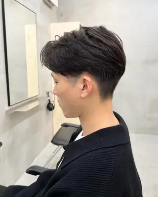 カラー パーマ メンズ スパイキーショート/ メンズヘア/hugeのヘアスタイル