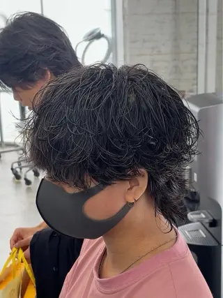 パーマ メンズ 🌀メンズパーマ/シ ョート/きらり🌀のヘアスタイル