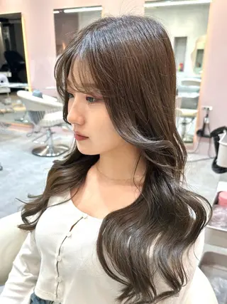 カラー 縮毛矯正ブリーチなし 🍒❤ゆうきのヘアスタイル