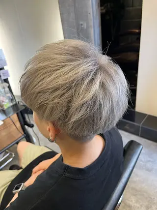 ショート カラー 🟢NEGi🟣 🫧髪質改善のヘアスタイル