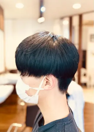 ミディアム メンズ 元住吉プランツヘアー ☘️まるやま☘️のヘアスタイル