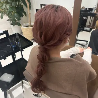 ヘアアレンジ 透明感カラー🩵海外 ヘア/chiharuのヘアスタイル