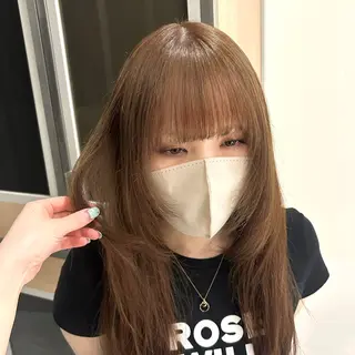 カラー サラ艶/韓国ヘア ︎🌟璃奈 (リナ)のヘアスタイル