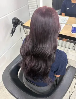 ロング miku/ラベンダー 透明感カラー🪻❤︎のヘアスタイル