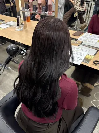 ロング miku/ラベンダー 透明感カラー🪻❤︎のヘアスタイル