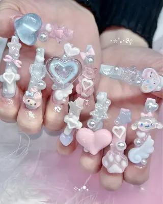 ネイル りん/韓国ネイル/ 長さ出し専門店のネイルデザイン