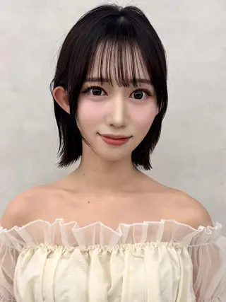 ミディアム 🦋盛れるレイヤー/ ベージュ/Ryugaのヘアスタイル