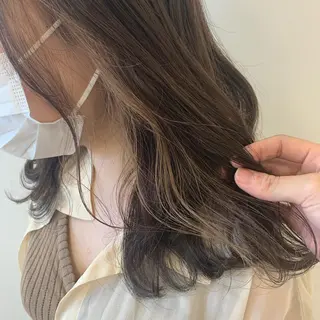 ロング カラー 暖色/ブリーチカラー 🎀 M i k uのヘアスタイル