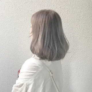 ミディアム カラー インナーカラー/天神 ブリーチ/吉田のヘアスタイル