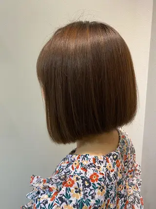 ショート 🌕透明感カラー @ENTER大名のヘアスタイル