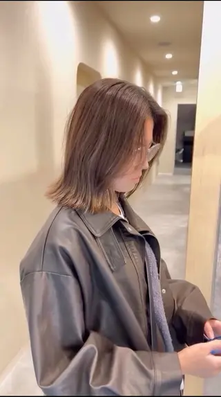 ミディアム カラー レイヤー/Wカラー ✂︎Reonのヘアスタイル