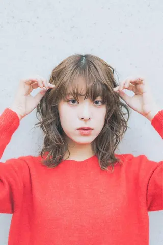 ミディアム 柳川 ことねのヘアスタイル