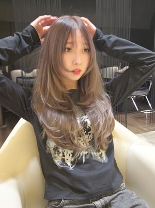 ロング 田嶋 利範のヘアスタイル