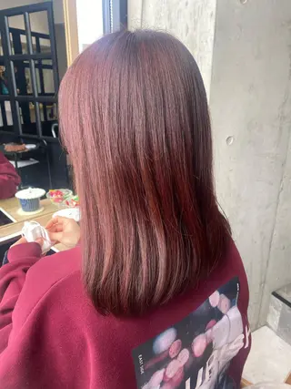ミディアム カラー パーマ 似合う髪型見つけます AYAKAのヘアスタイル