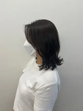 ミディアム 韓国好き🇰🇷 美容師MIKUのヘアスタイル
