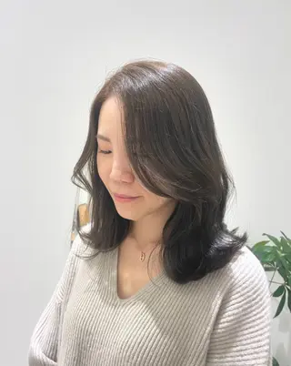 ミディアム 🌿透明感ヘア 園田 朱梨🌿のヘアスタイル