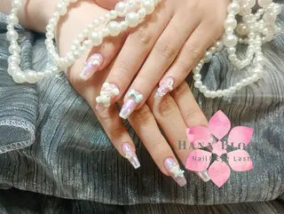 ネイル Hana Bloom Nail💜Akiのネイルデザイン