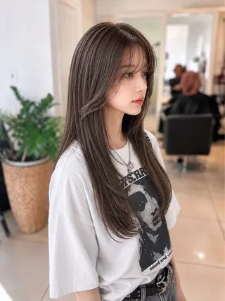ロング カラー 金子 直樹のヘアスタイル