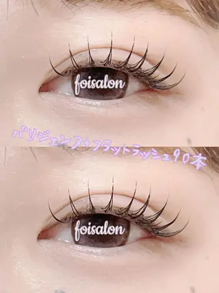 マツエク・マツパ foisalon 新宿西口店のマツエク・マツパデザイン