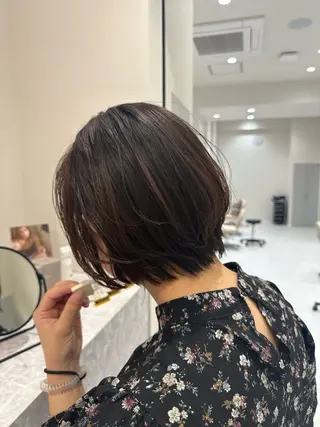 ショート 韓国レイヤー✨ yasuko銀座のヘアスタイル
