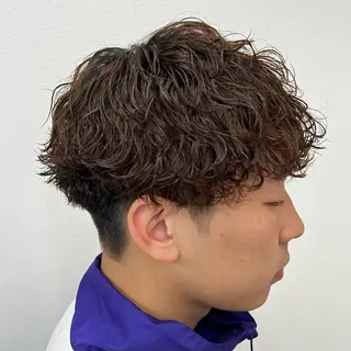 ショート パーマ メンズ ✂︎メンズパーマ✂︎ 伊藤秀真のヘアスタイル