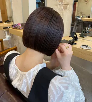 ショート カラー マンツーマン 美容師💚コウブチのヘアスタイル