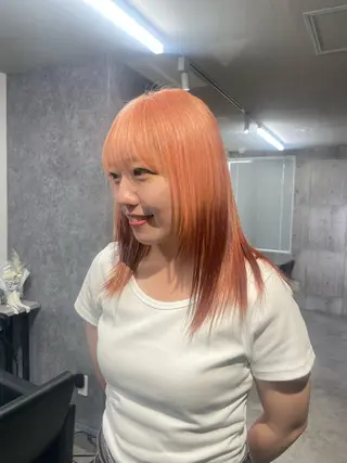 カラー 透明感カラー/立川 ハイトーンきっか🍀のヘアスタイル