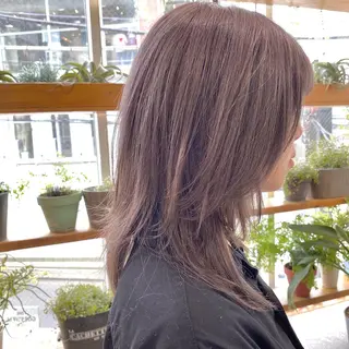 セミロング カラー ヘアアレンジ 【ダメージレス施術】 【透明感】北村 拓也のヘアスタイル