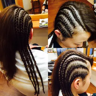 ✨コーンロウ✨ 本田さゃかのヘアスタイル