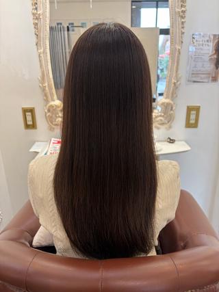 ロング カラー 志村 梨帆のヘアスタイル