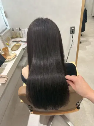 ロング SLASHスラッシュ 小川花鈴のヘアスタイル