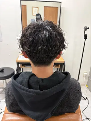 パーマ メンズ 海外風パーマ カラー特化園田　楓莉のヘアスタイル