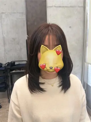 ミディアム Blossom 大山imafujiのヘアスタイル