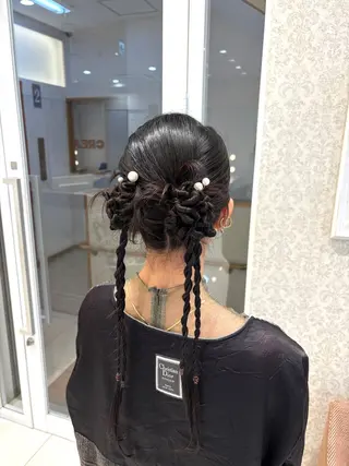 ロング ヘアアレンジ 🍒Natsuka /ガーリー/アレンジのヘアスタイル