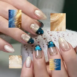 ネイル BLUE CORAのネイルデザイン