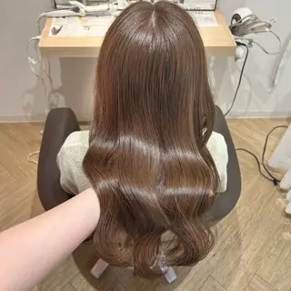 ロング カラー 砂野 真璃奈のヘアスタイル