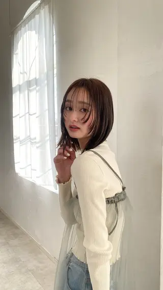 ミディアム ✦creer都島✦ ɪʀᴏʜᴀ ꕀ 🎀のヘアスタイル