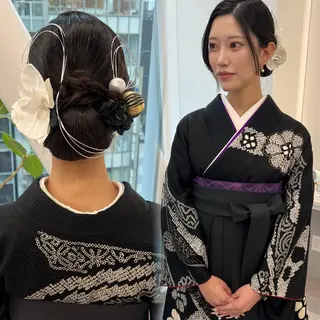 ヘアアレンジ 🤍髪質改善/酸熱× 艶カラー🤍🫧リサのヘアスタイル