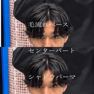 ショート パーマ メンズ 🎸men's🎸 ニュアンスパーマ綱島のヘアスタイル