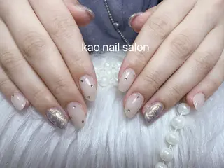 ネイル kao nail マグネット/長さだしのネイルデザイン