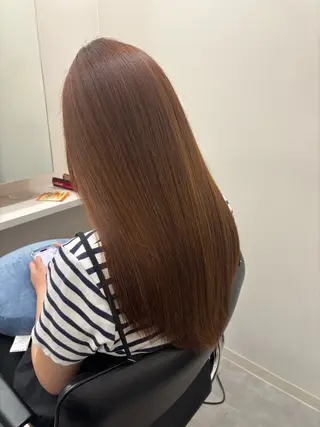 セミロング とき/髪質改善/透明 感カラー☘️のヘアスタイル