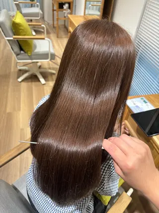 セミロング カラー RINNO🌷透明感 カラー/髪質改善のヘアスタイル