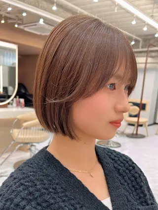 ショート 山田勇真 ボブ/縮毛矯正/金山のヘアスタイル