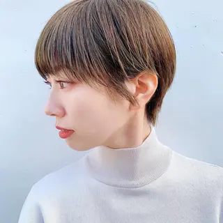 ショート カラー 中川 竜誠のヘアスタイル